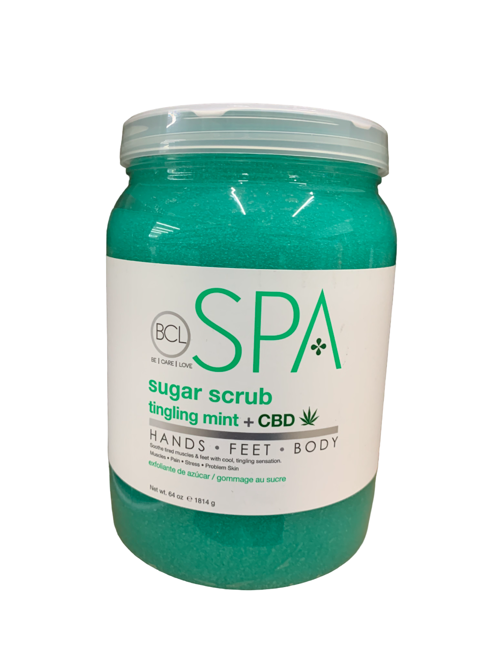 BCL Spa Sugar Scrub Tingling Mint CBD